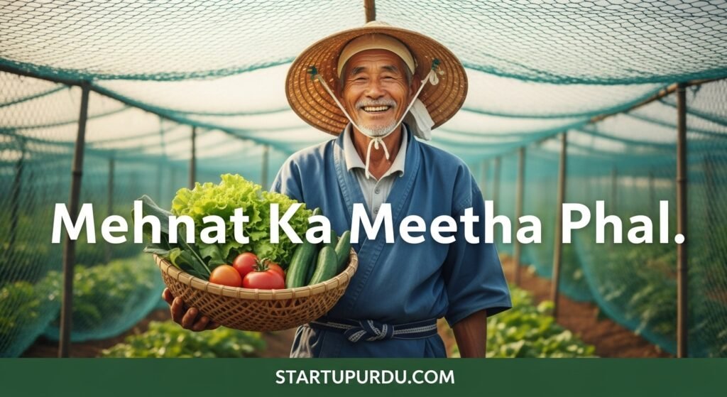 Japan Ke Rang Barangay Kheet Jab Dhanak (Rainbow) Fasal Ki Hifazat Karti Hai