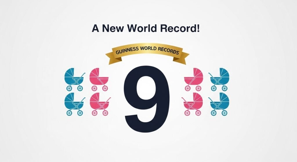 Malian Woman Sets Guinness World Record with Nine Healthy Babies startup urdu