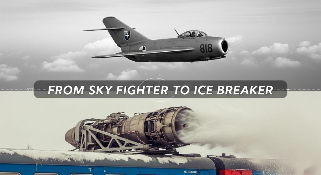 The MiG-15 Snowplow How a Fighter Jet Was Used to Clear Icy Train Tracks startupurdu.com