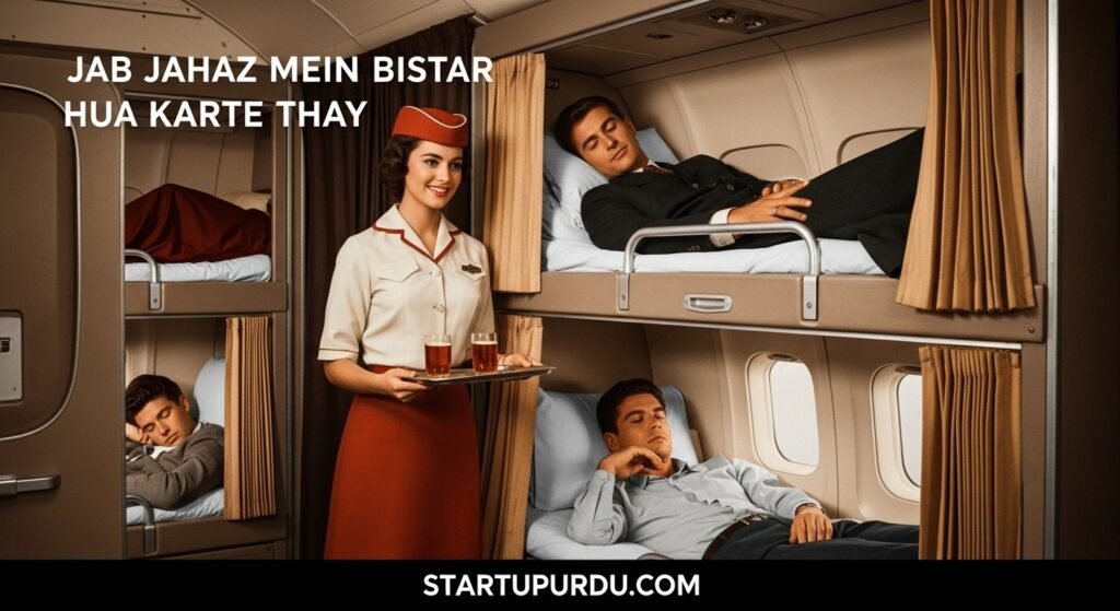A Glimpse into the Past When Airplanes Had Bunk Beds!