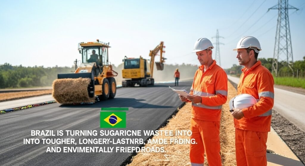 Brazil Paves a Greener Future with Sugarcane Waste Roads