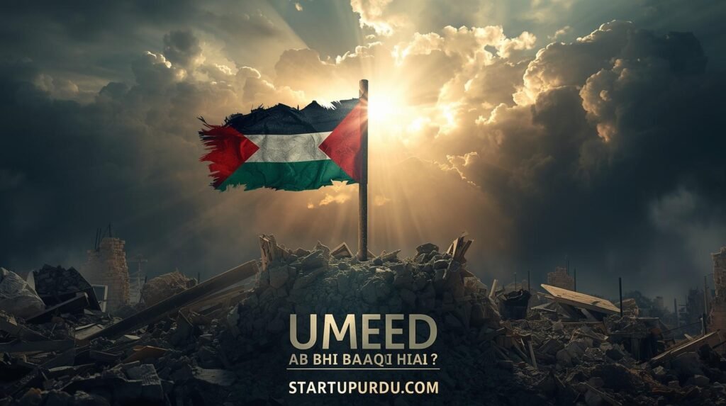 Gaza Par Taza Israeli Hamlay Mein 44 Shaheed, America Ka Naya Peace Plan Samne Aa Gaya